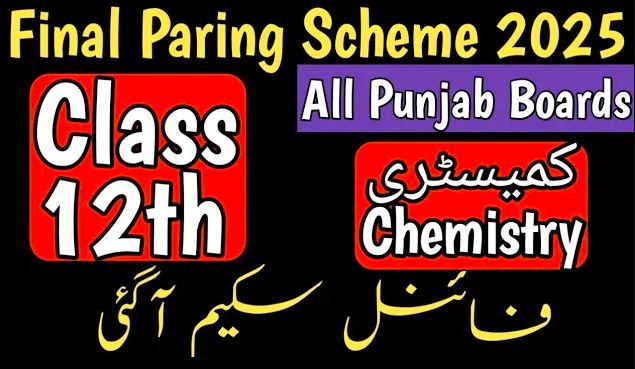 12th class Chemistry Paper scheme 2025