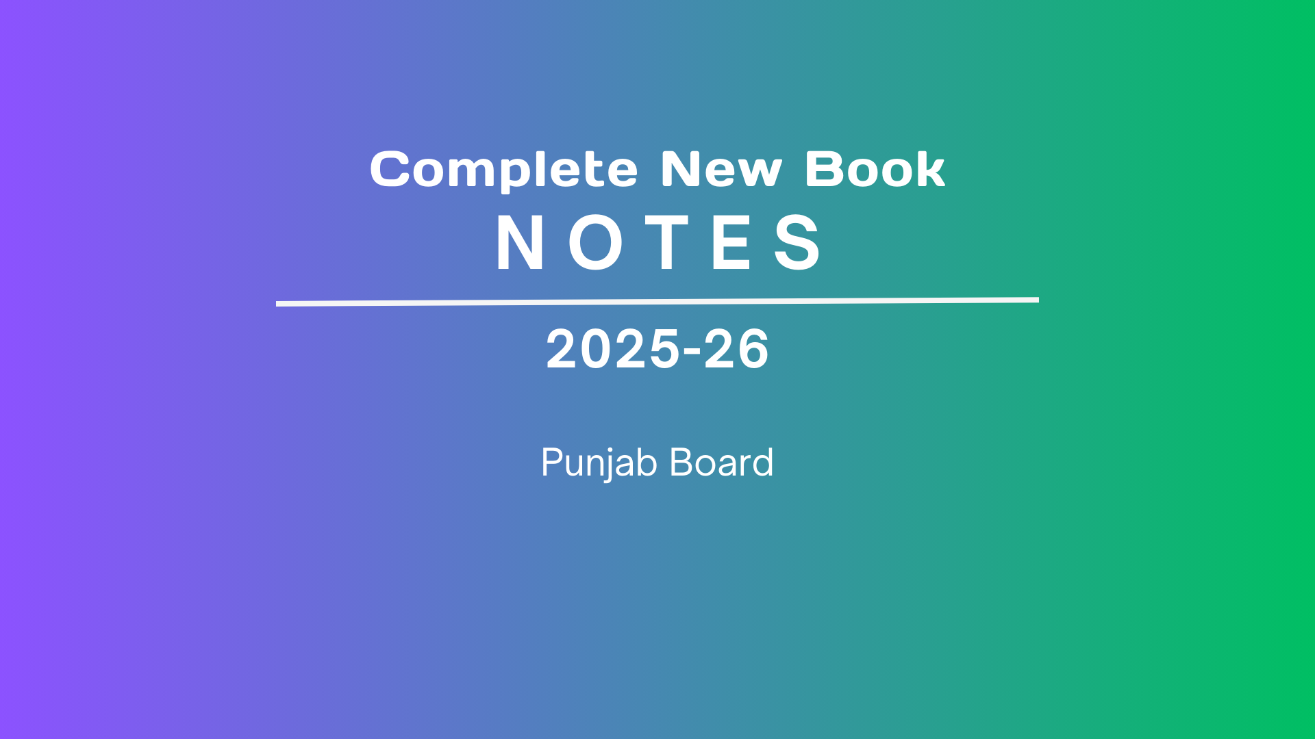 1st Year Tarjuma tul Quran New Book Notes