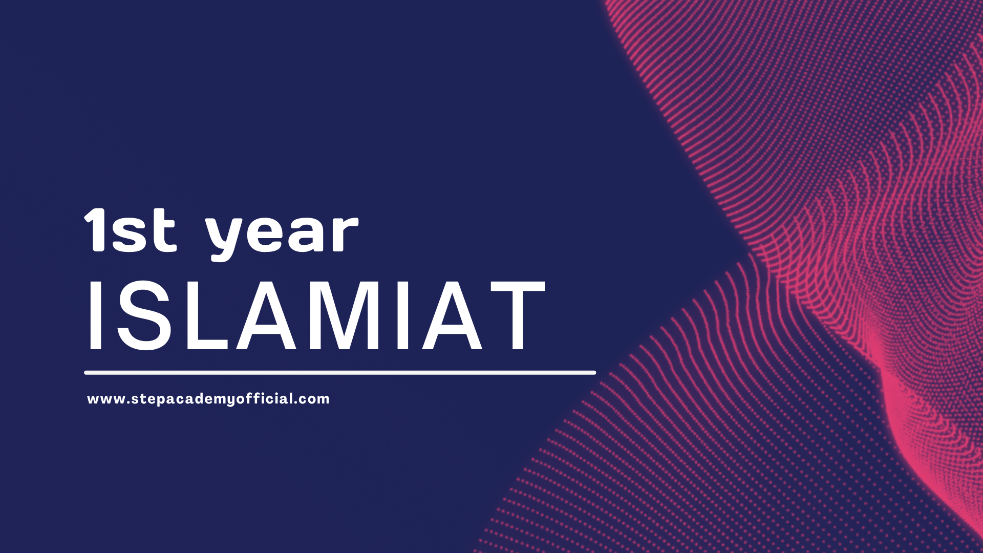 1st Year Islamiat New Book Notes
