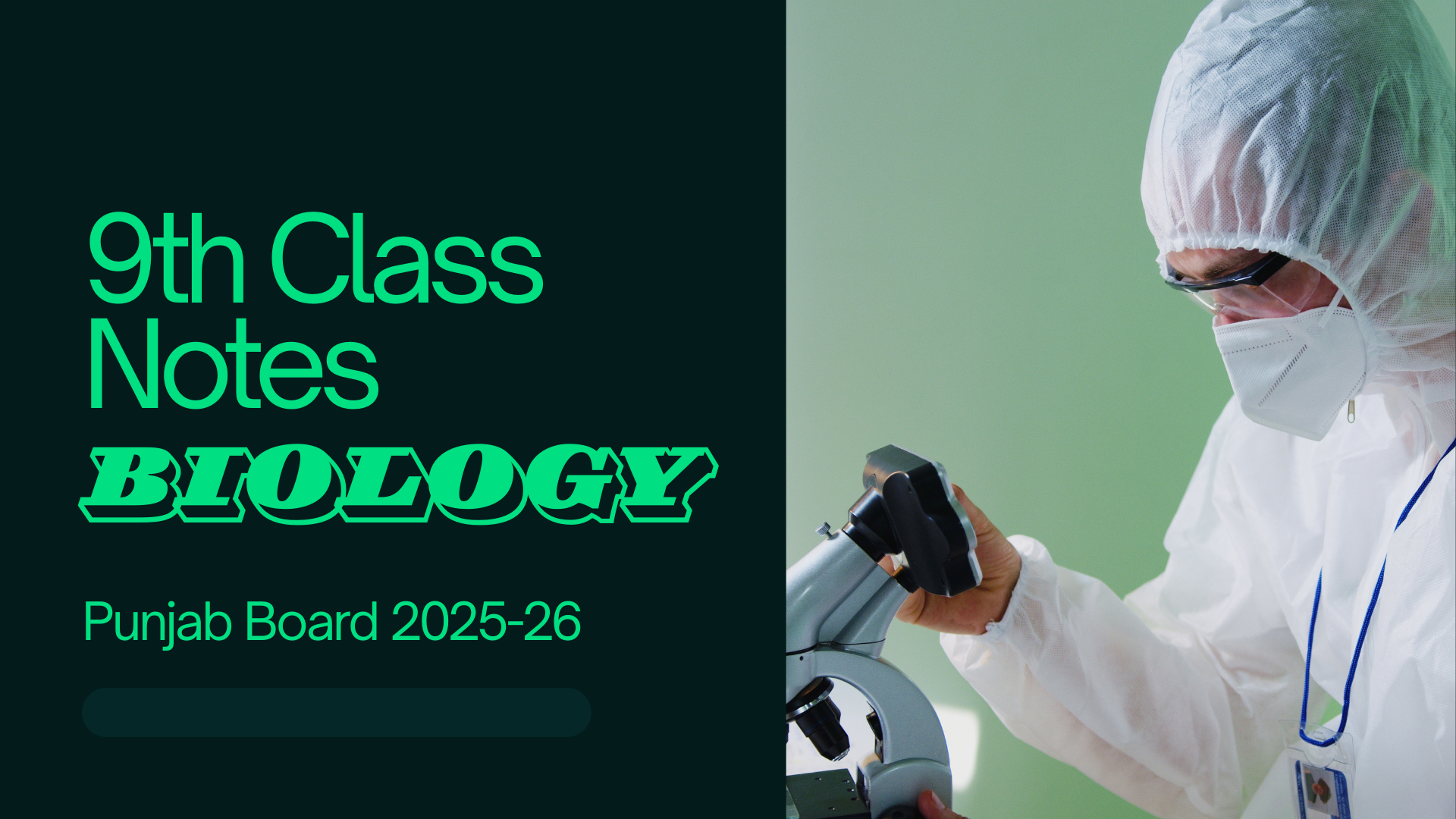 9th Class Biology Notes Punjab Board 2025