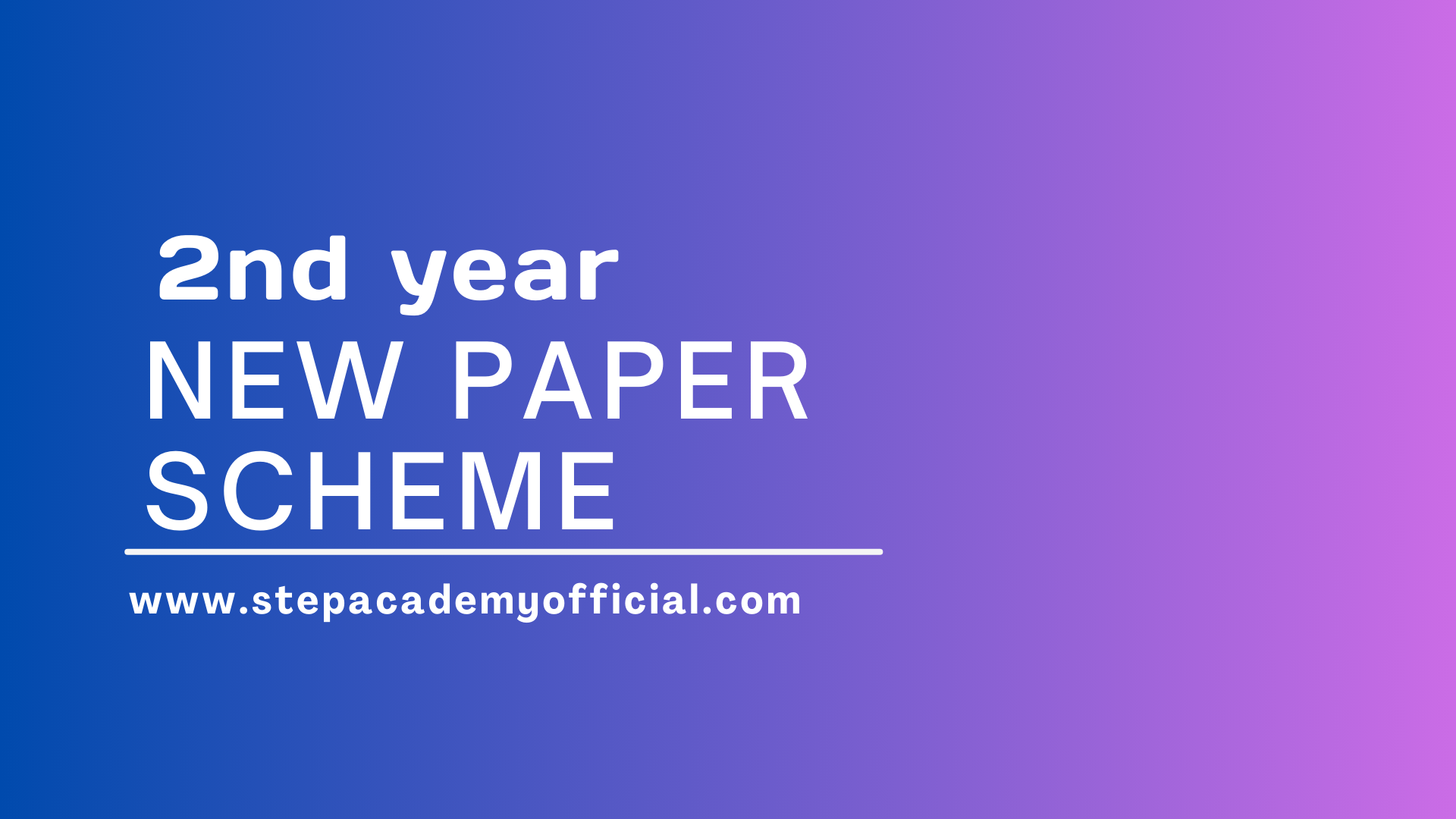Class 12th Paper Scheme 2025