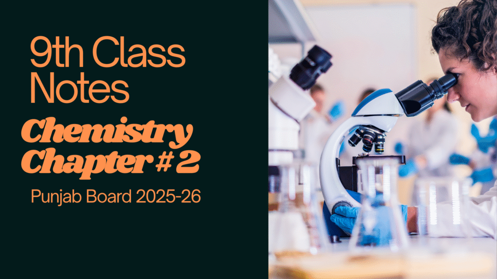 9th Class Chemistry Chapter 2 Solutions