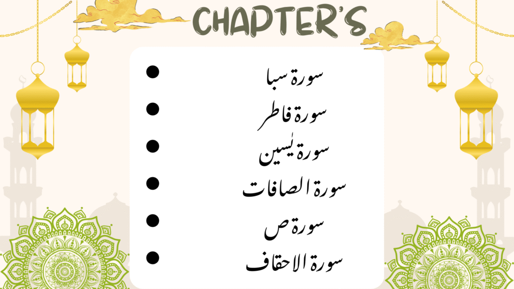 9th class Tarjuma tul Quran test session