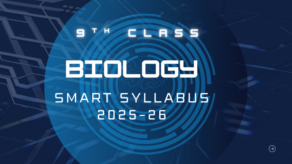 9th Class All Subjects Smart Syllabus 2025–26