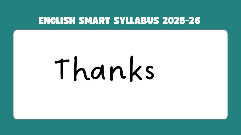 9th Class English Smart Syllabus 2025–26 Punjab Board