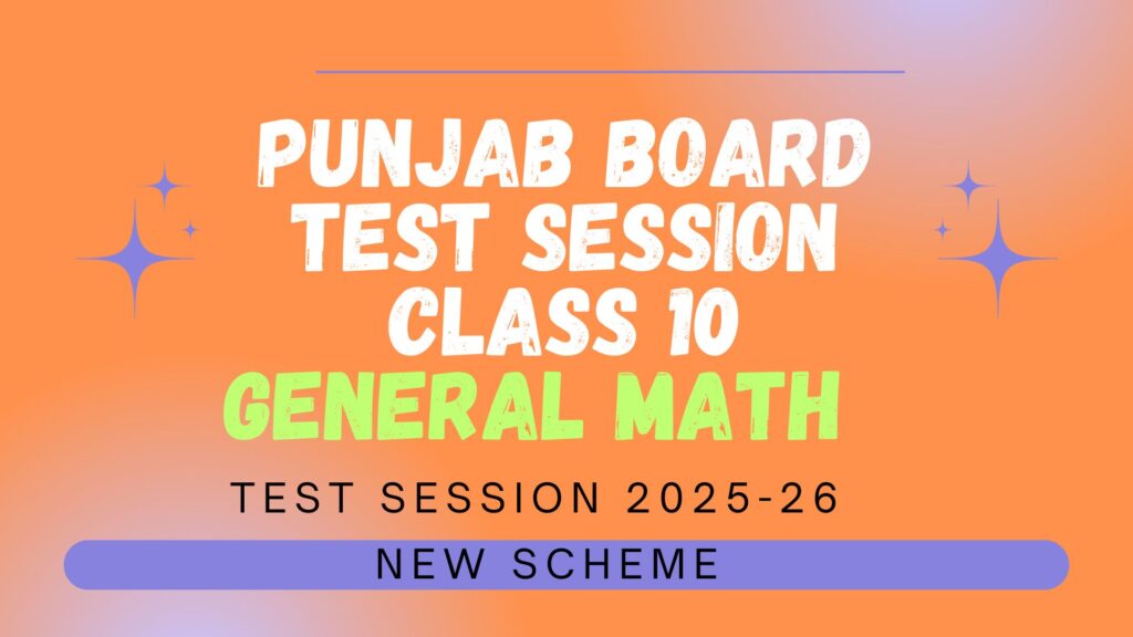 10th Class General Math Test Series